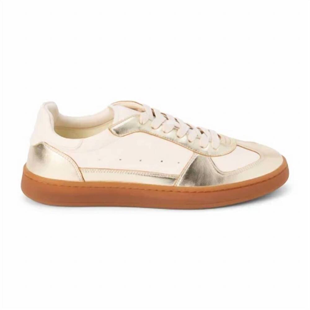 NEW MATISSE women's dana sneaker in gold